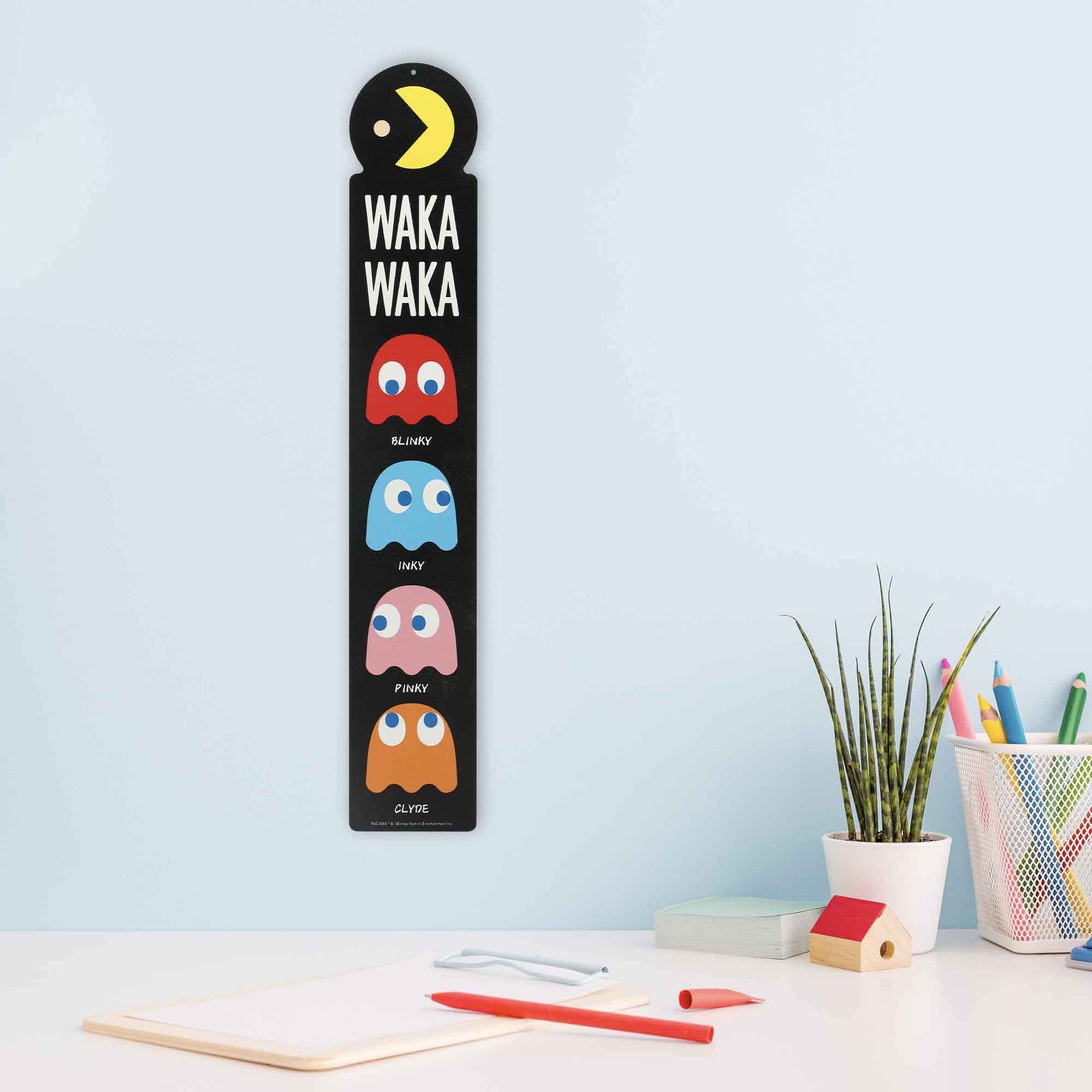 Amazon.com: Pac-Man Waka Waka Metal Sign - Fun Pac-Man Wall Decor